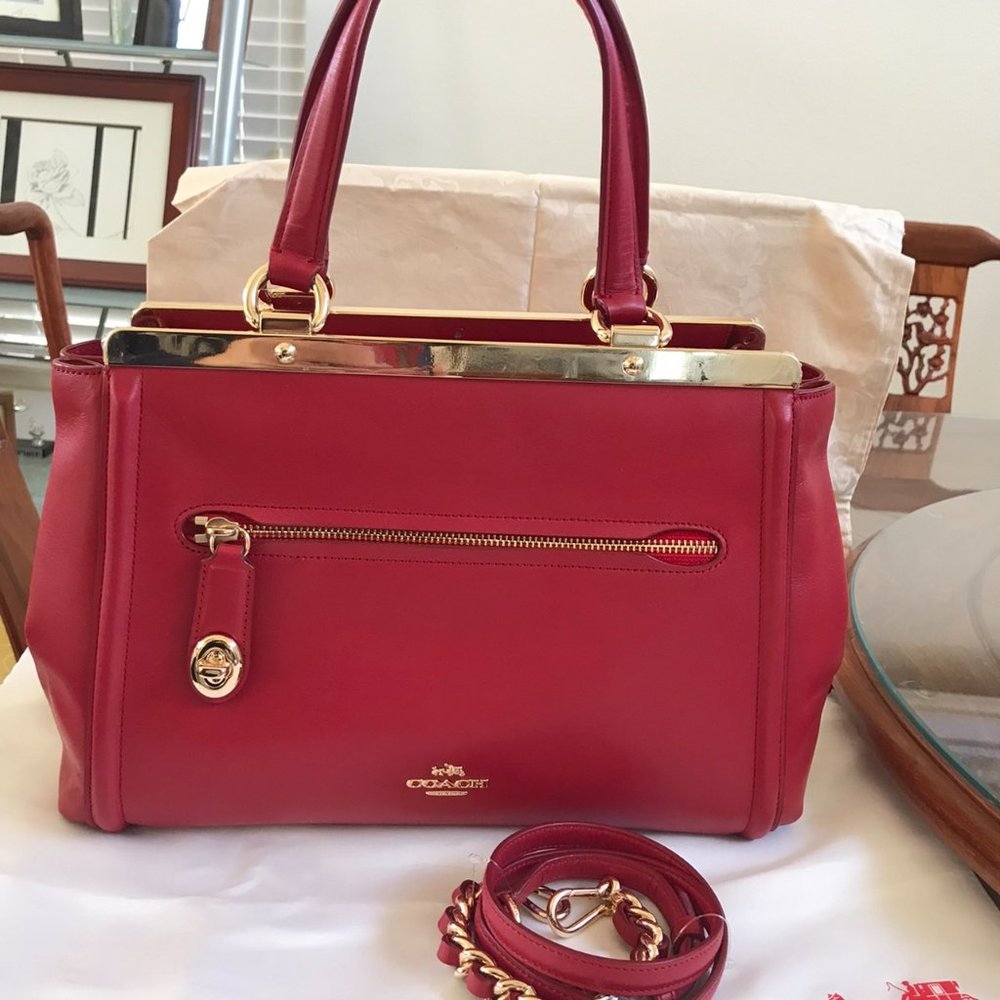 Coach Top Handle and Cross body bag